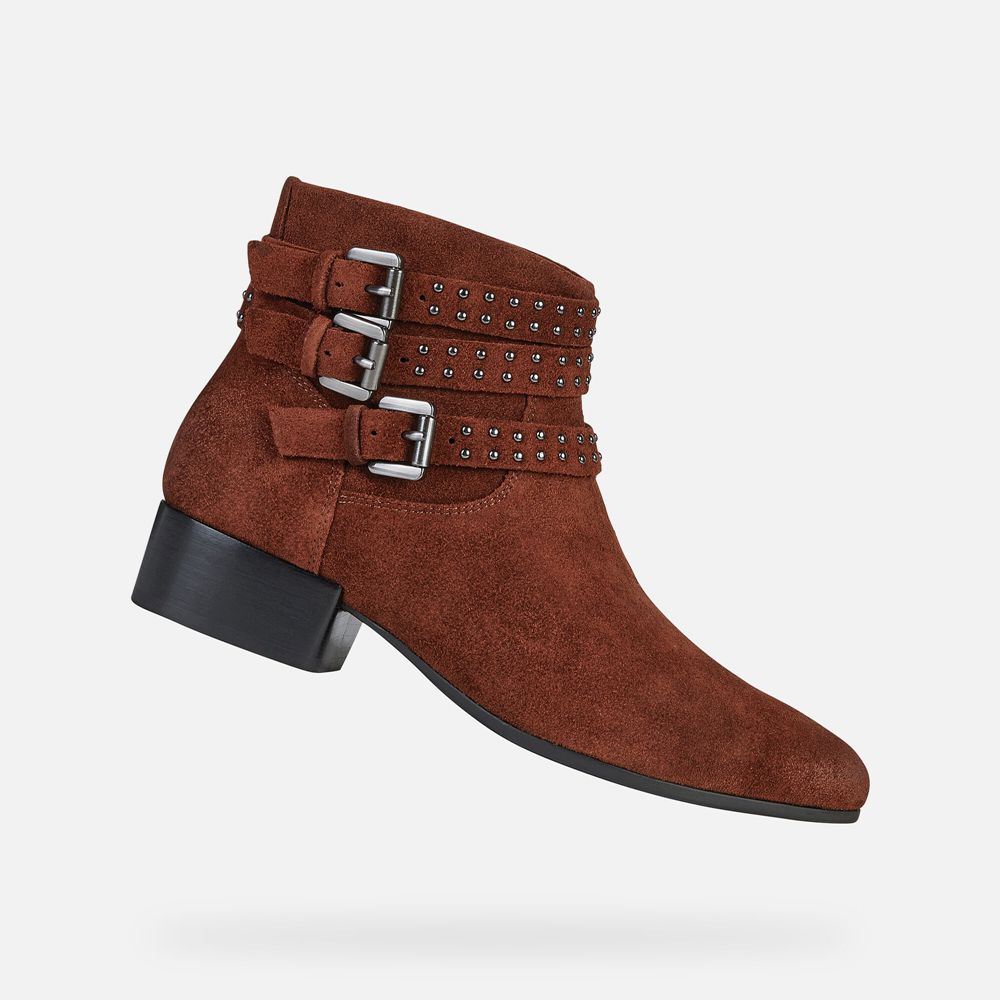 Geox Bayan Ankle Bot Bordo - Peython - OCP-407893